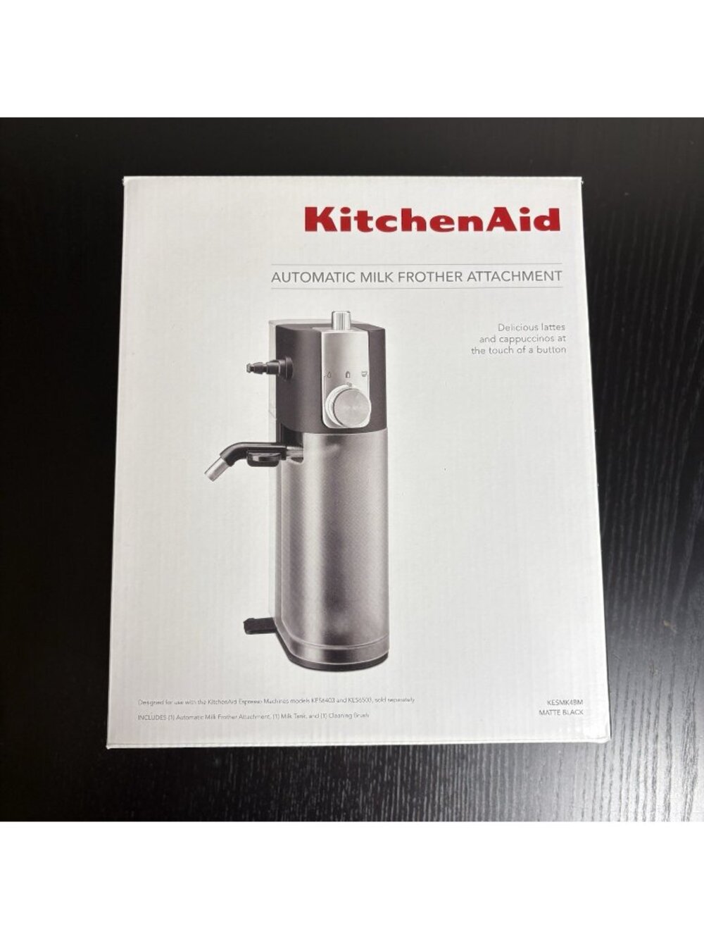 KitchenAid Automatic Milk Frother Attachment Matte Black for KES6403/KES6503 NEW